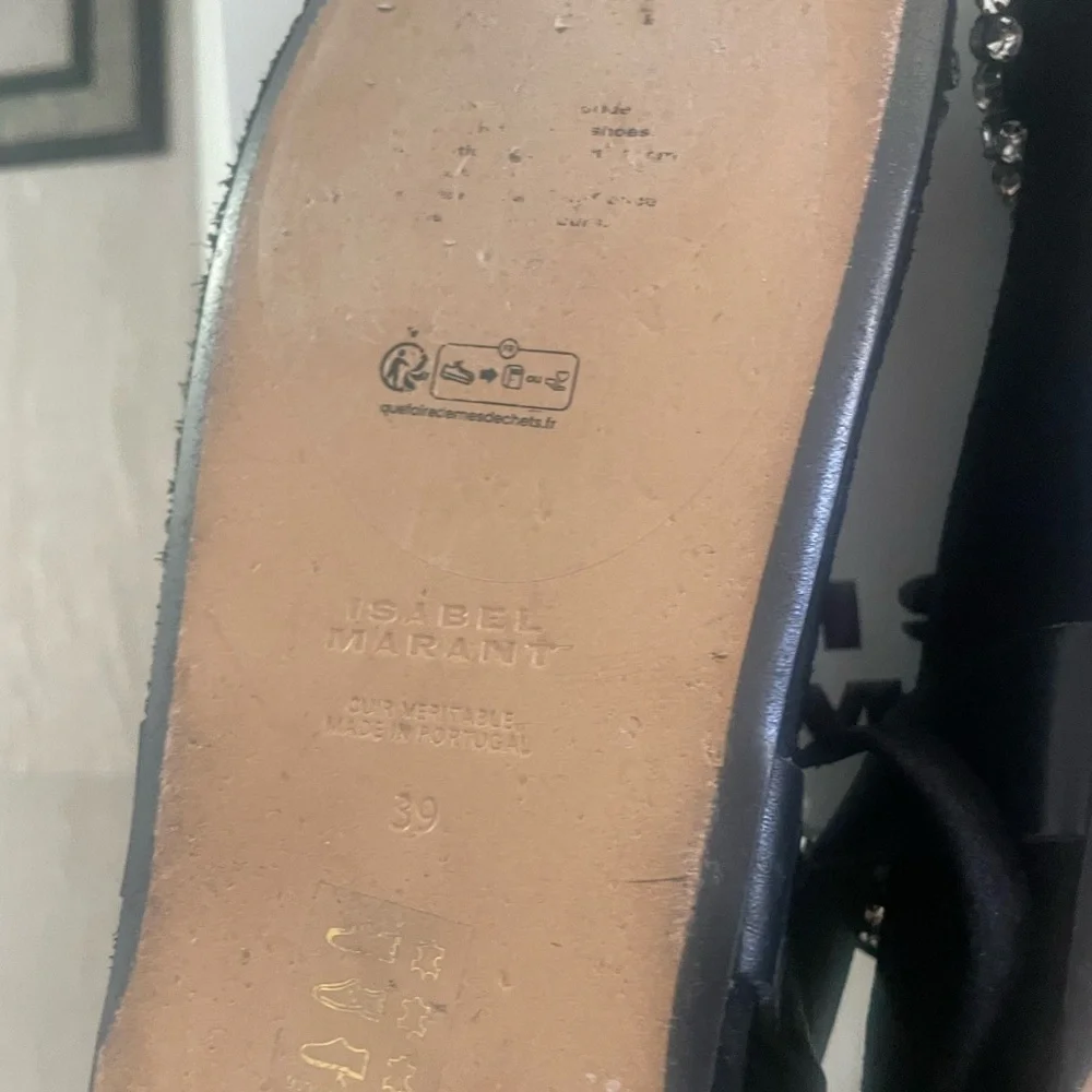 Isabel Marant Mellon Sandals with Sparkling Rhinestones - Picture 7 of 10